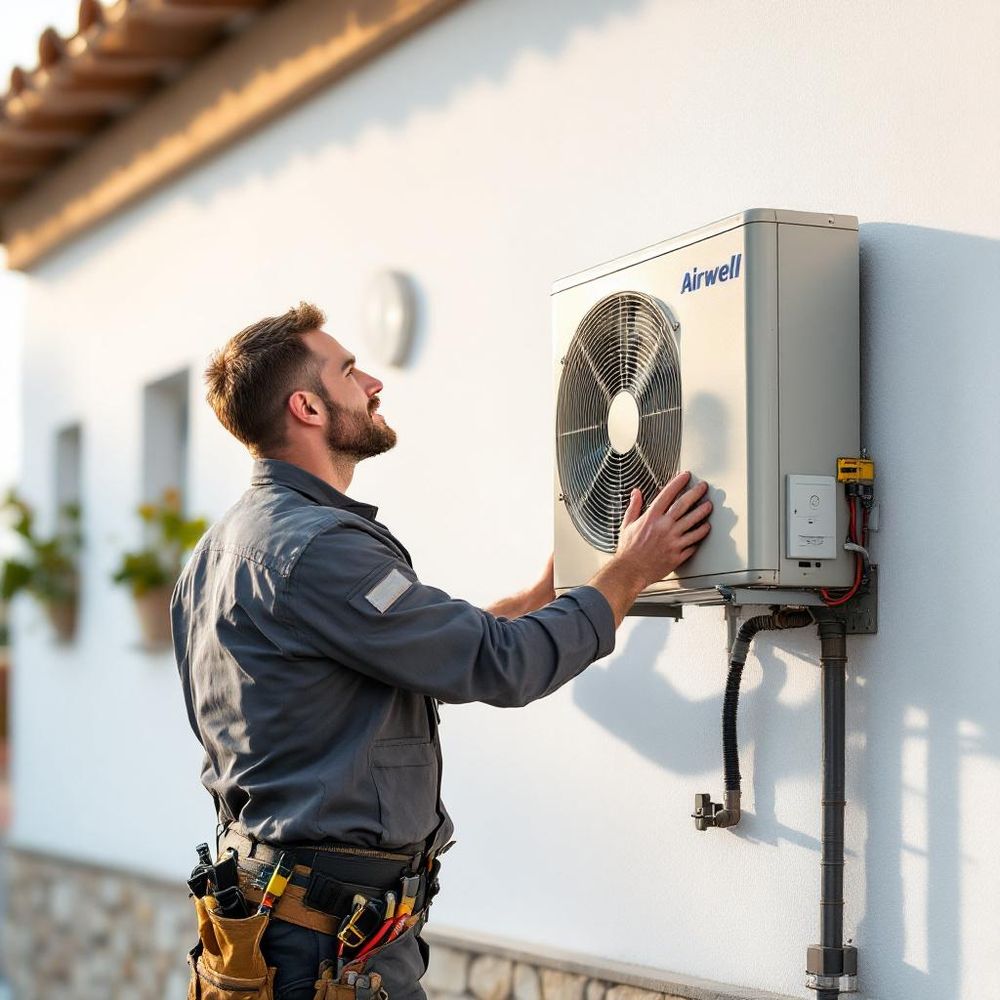 Reparación de Aire Acondicionado Airwell trabajo