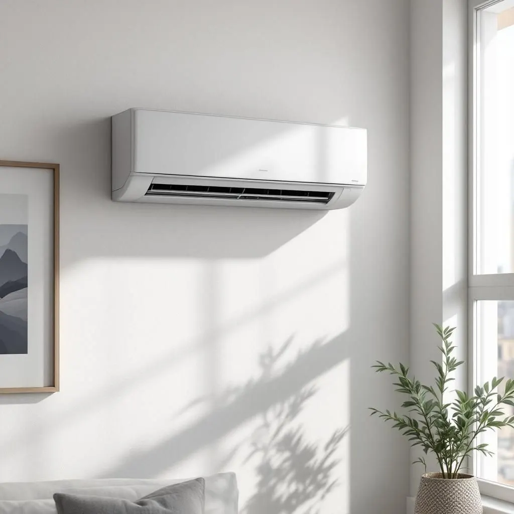 Unidad interior de aire acondicionado en Leganés, en una vivienda
